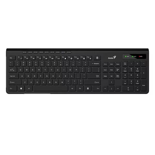 کیبورد بی سیم جنیوس مدل SLIM STAR 7230، سوییچ ممبران، Full-Size
