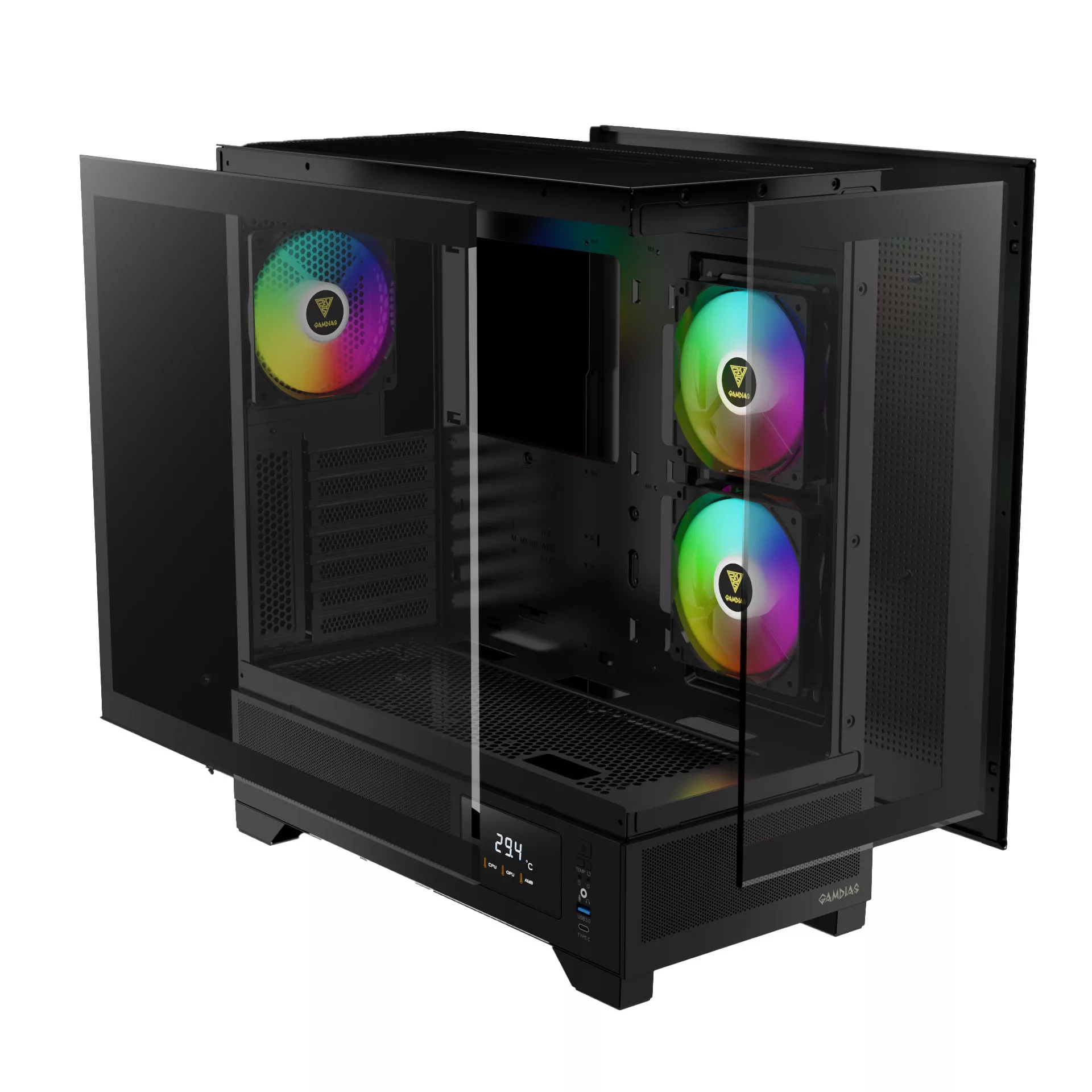 کیس کامپیوتر گیمینگ گیم دیاس مدل ATLAS M1