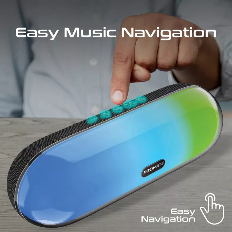 اسپیکر بلوتوثی قابل حمل پرومیت مدل LUMIBAR