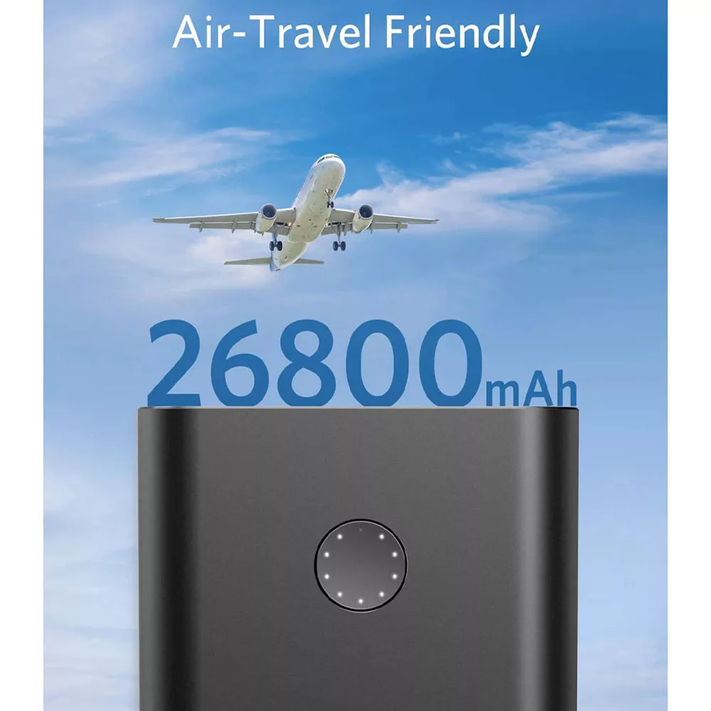 پاوربانک انکر مدل B1376 ظرفیت 26800 میلی آمپر ساعت