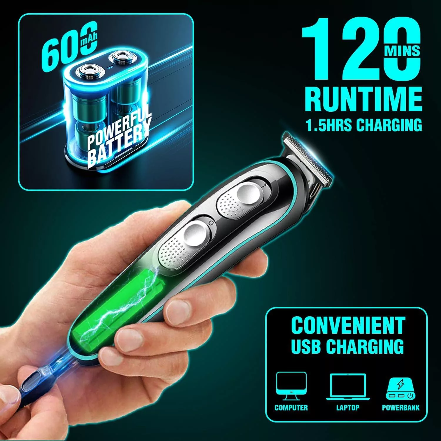 ماشین اصلاح موی صورت وی جی ار مدل V-055