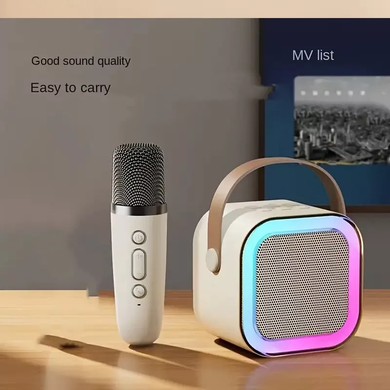 اسپیکر بلوتوثی مدل K12 همراه دو میکروفون بی سیم