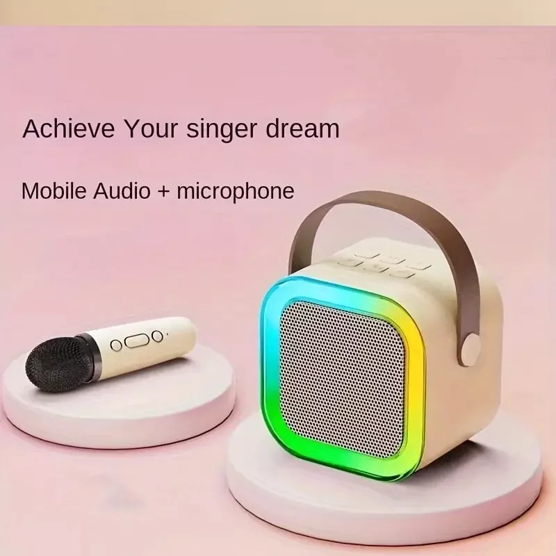 اسپیکر بلوتوثی مدل K12 همراه دو میکروفون بی سیم