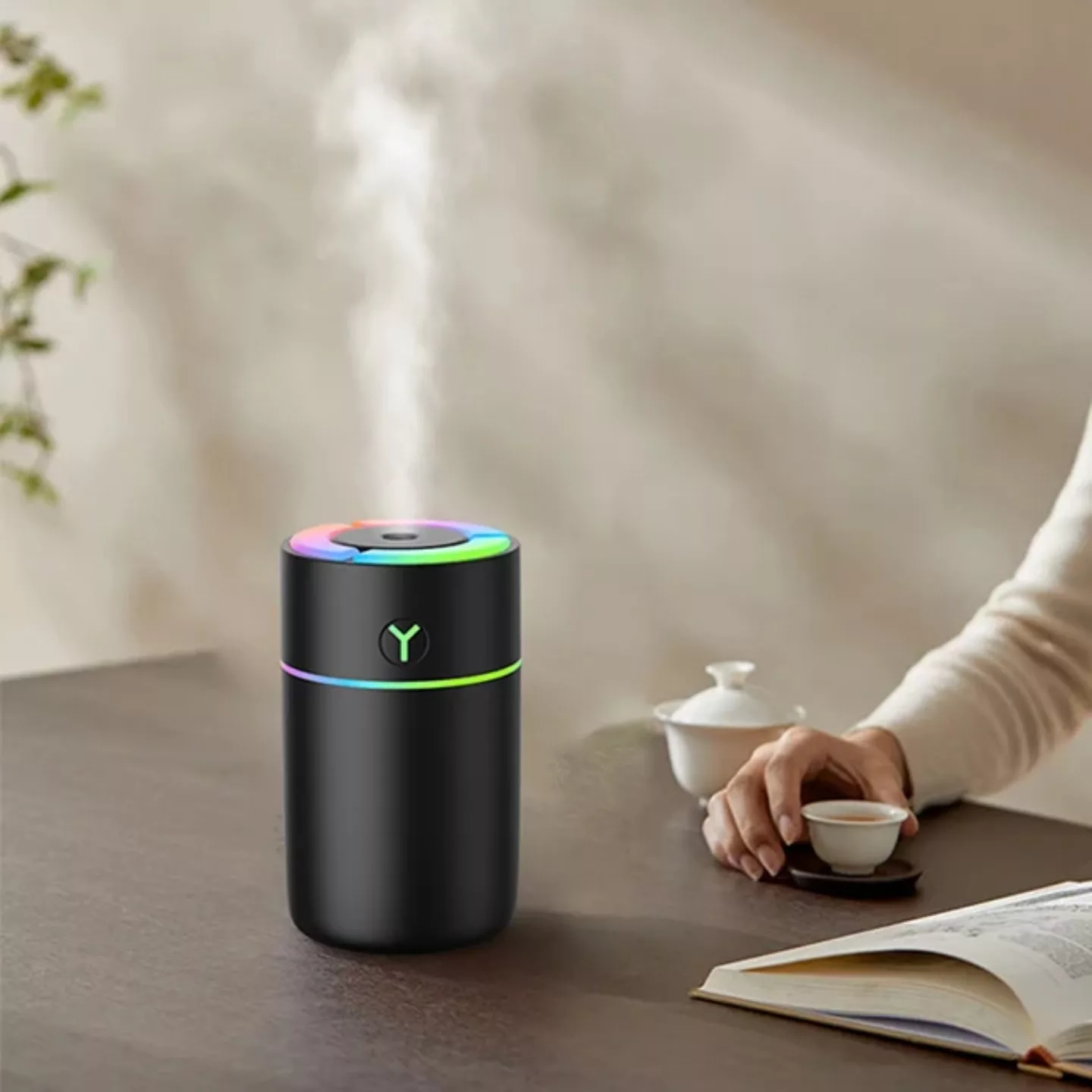 دستگاه بخور سرد مدل لیوانی رقص نور دار