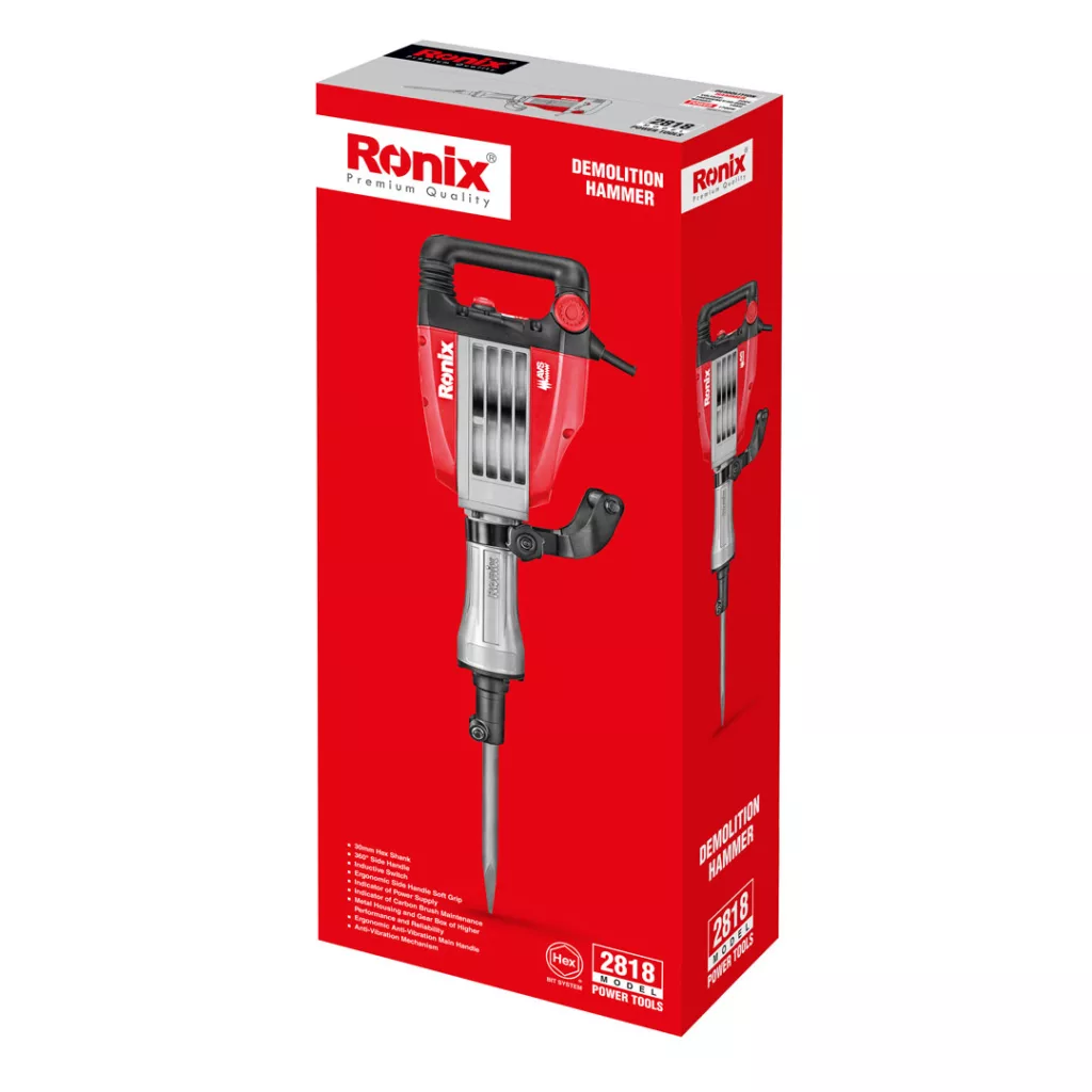 چکش تخریب رونیکس مدل 18 کیلوگرمی تاپ لاین 2818