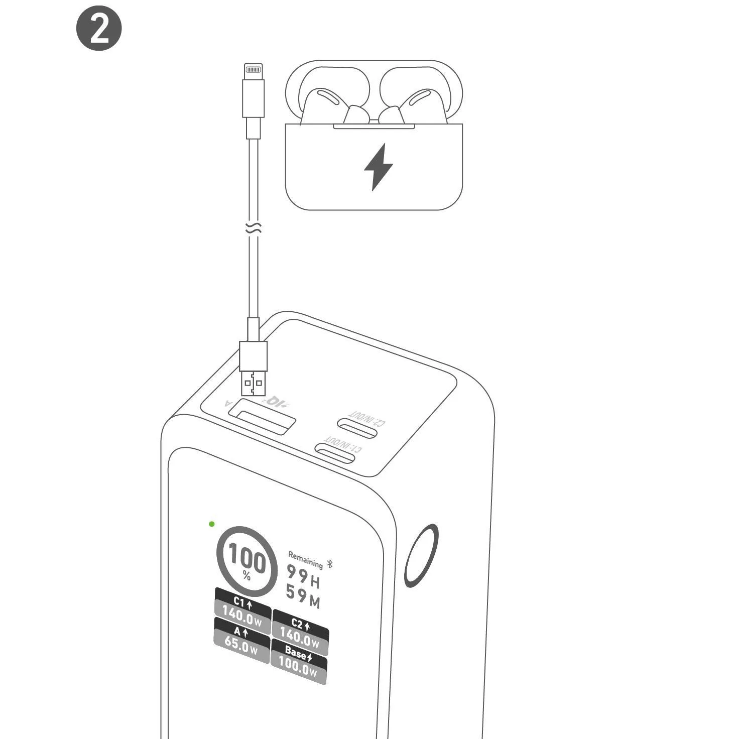 پاوربانک انکر مدل A1340 ظرفیت 27650 میلی آمپر ساعت