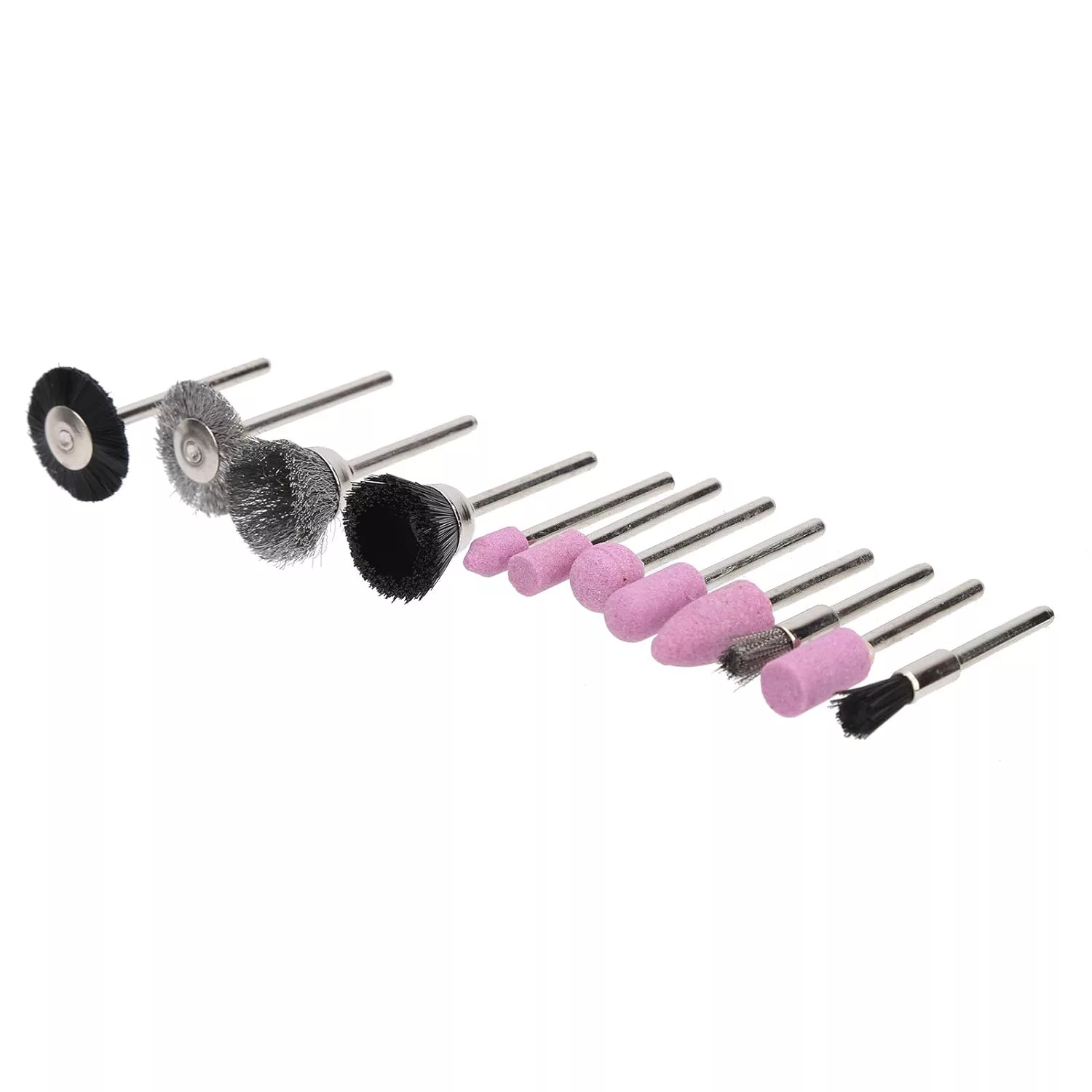 فرچه و سنگ مینیاتوری بلید کات مدل jt-12 مجموعه 12 عددی