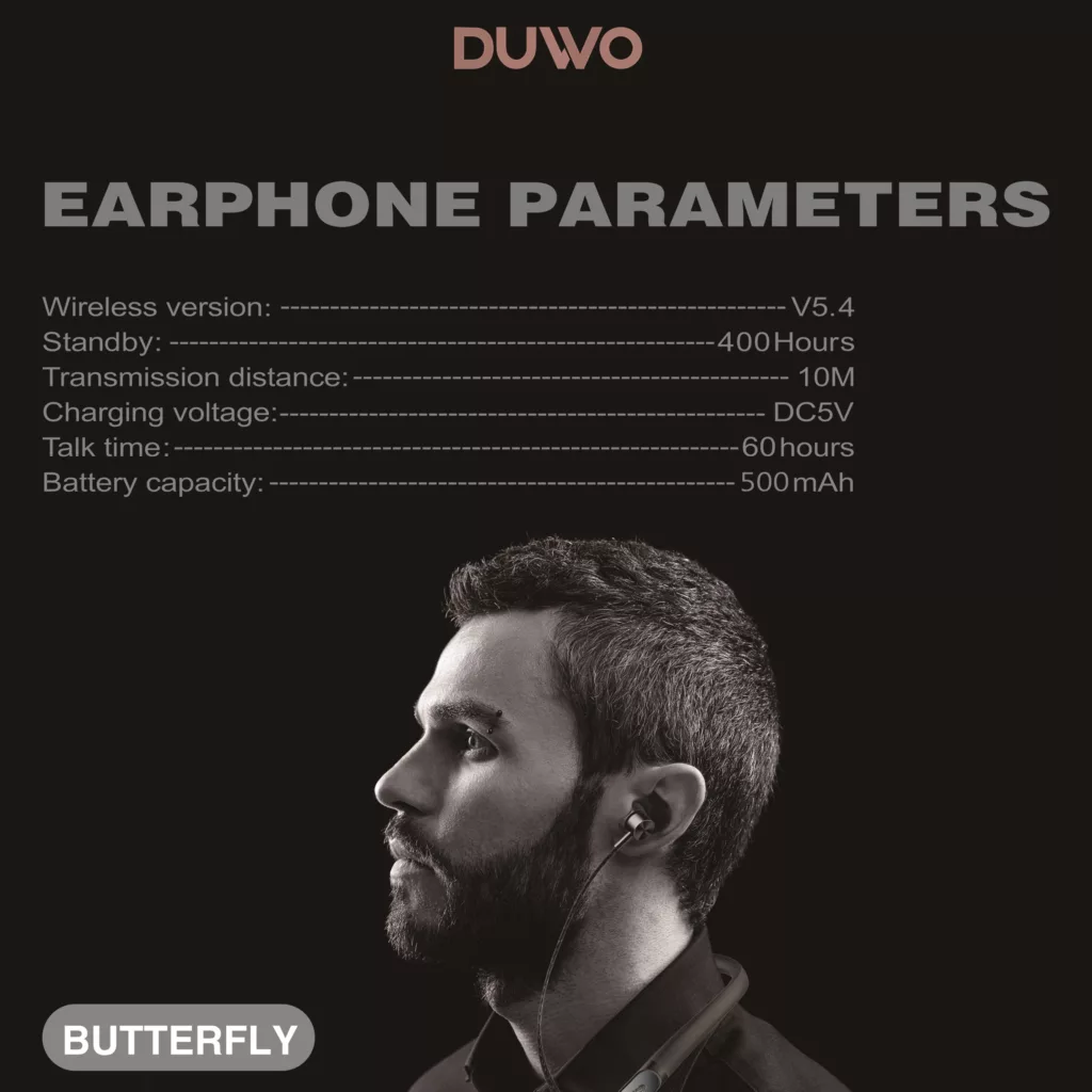 هدفون بلوتوثی داوو مدل BUTTERFLY