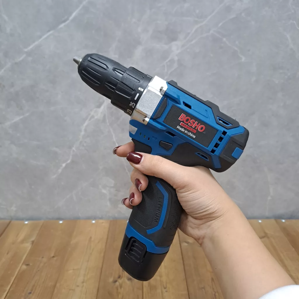 دریل پیچ گوشتی شارژی صنعتی بوشو کد 02 مدل 18V