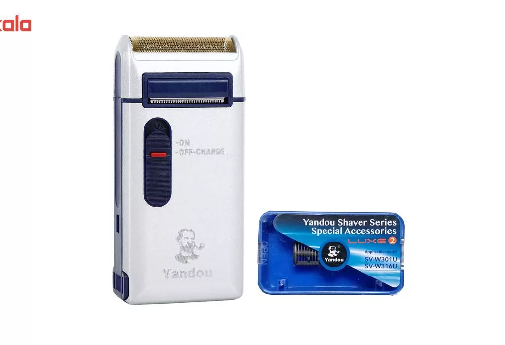 ماشین اصلاح موی صورت یاندو به همراه تیغه یدک مدل Sv-w301u
