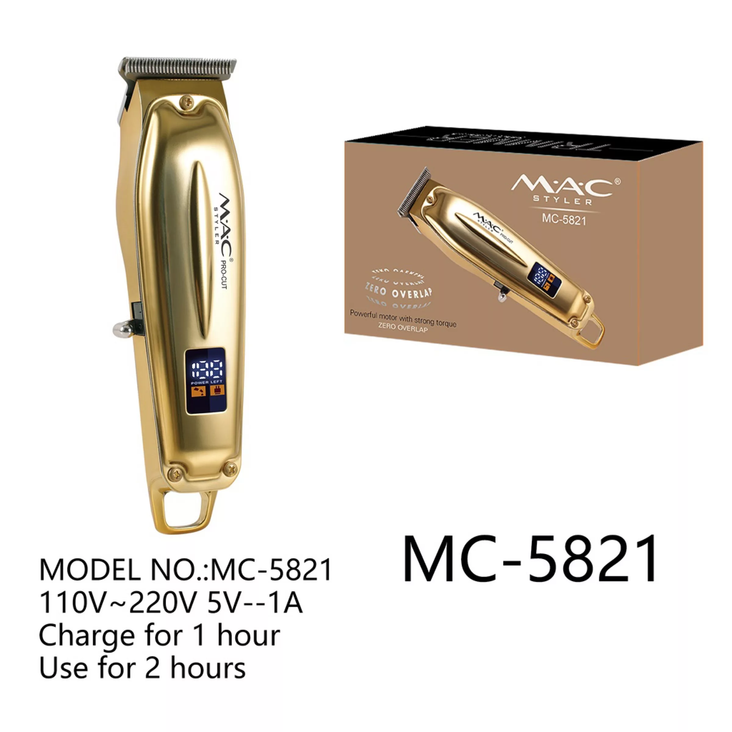 ماشین اصلاح موی سر و صورت مک استایلر مدل mc-5821