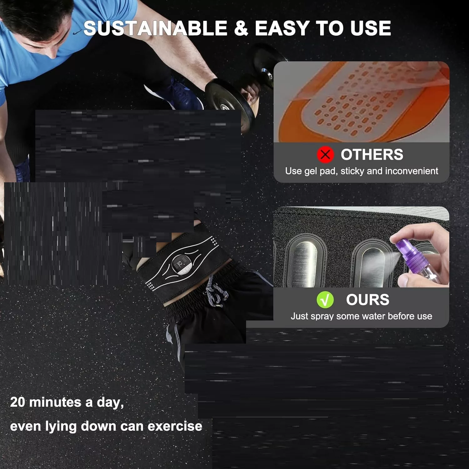 کمربند لاغری برقی مدل W8