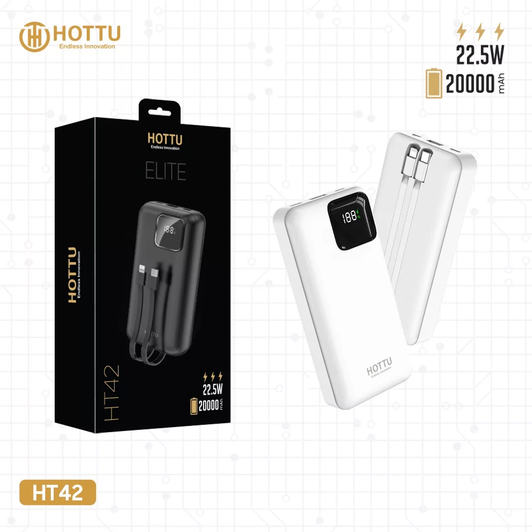 پاور بانک هوتو مدل HT42 ظرفیت 20000 میلی آمپر ساعت