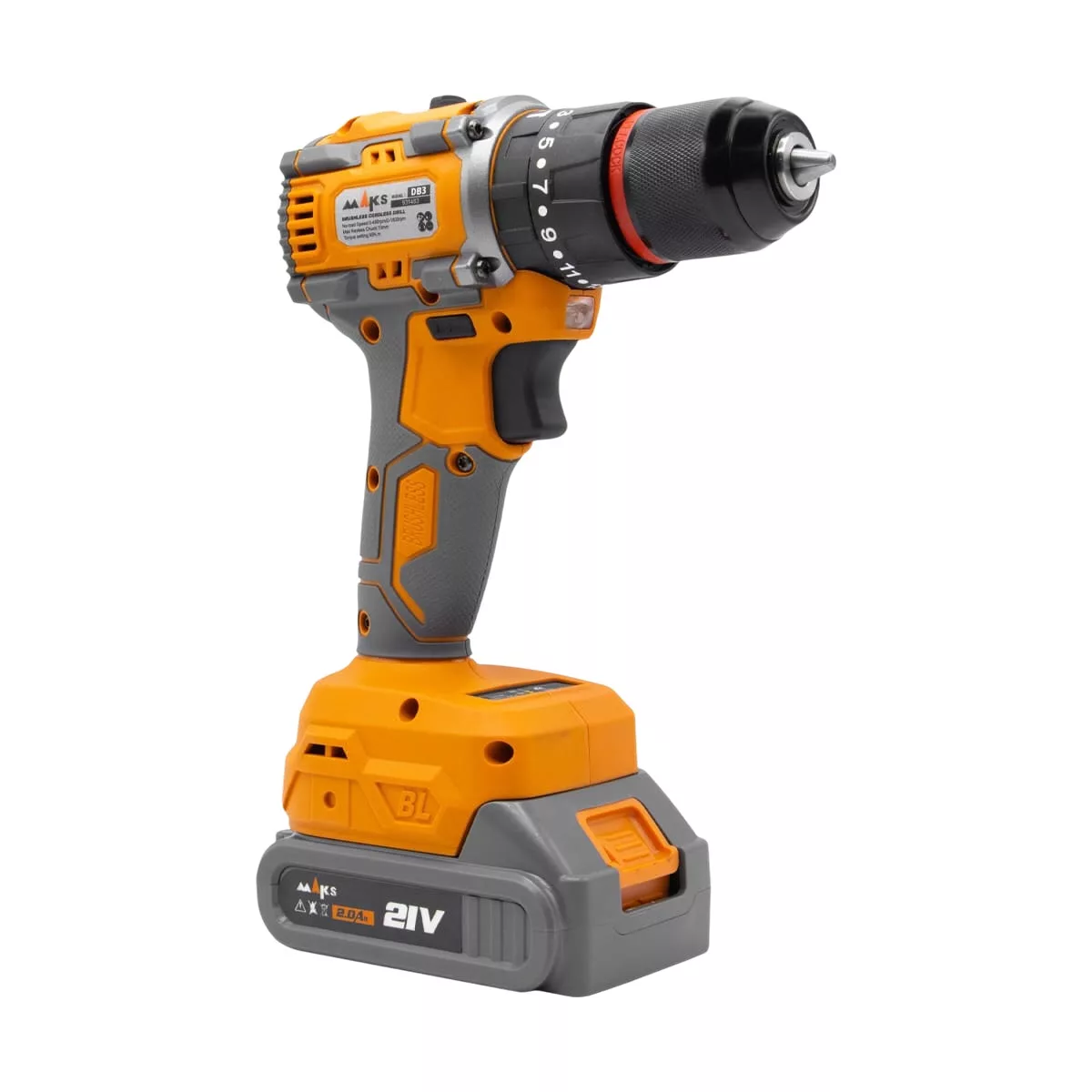 دریل پیچ گوشتی  براشلس سه نظام اتوماتیک 10 میلیمتری 21 ولت مکث اچ ام تی مدل DB3