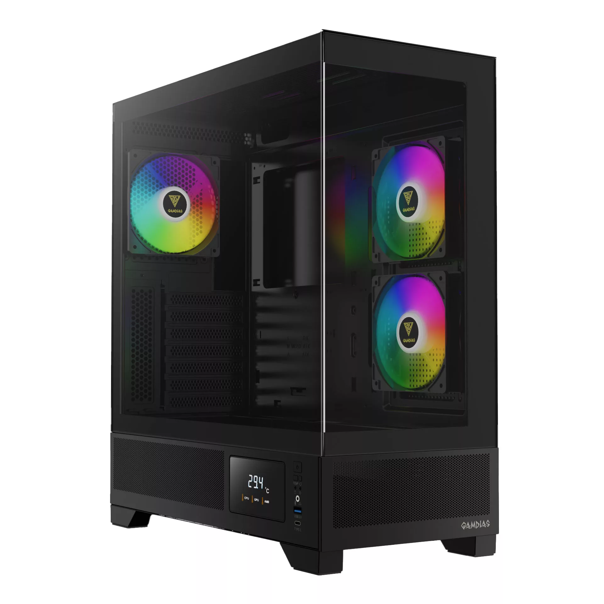 کیس کامپیوتر گیمینگ گیم دیاس مدل ATLAS M1