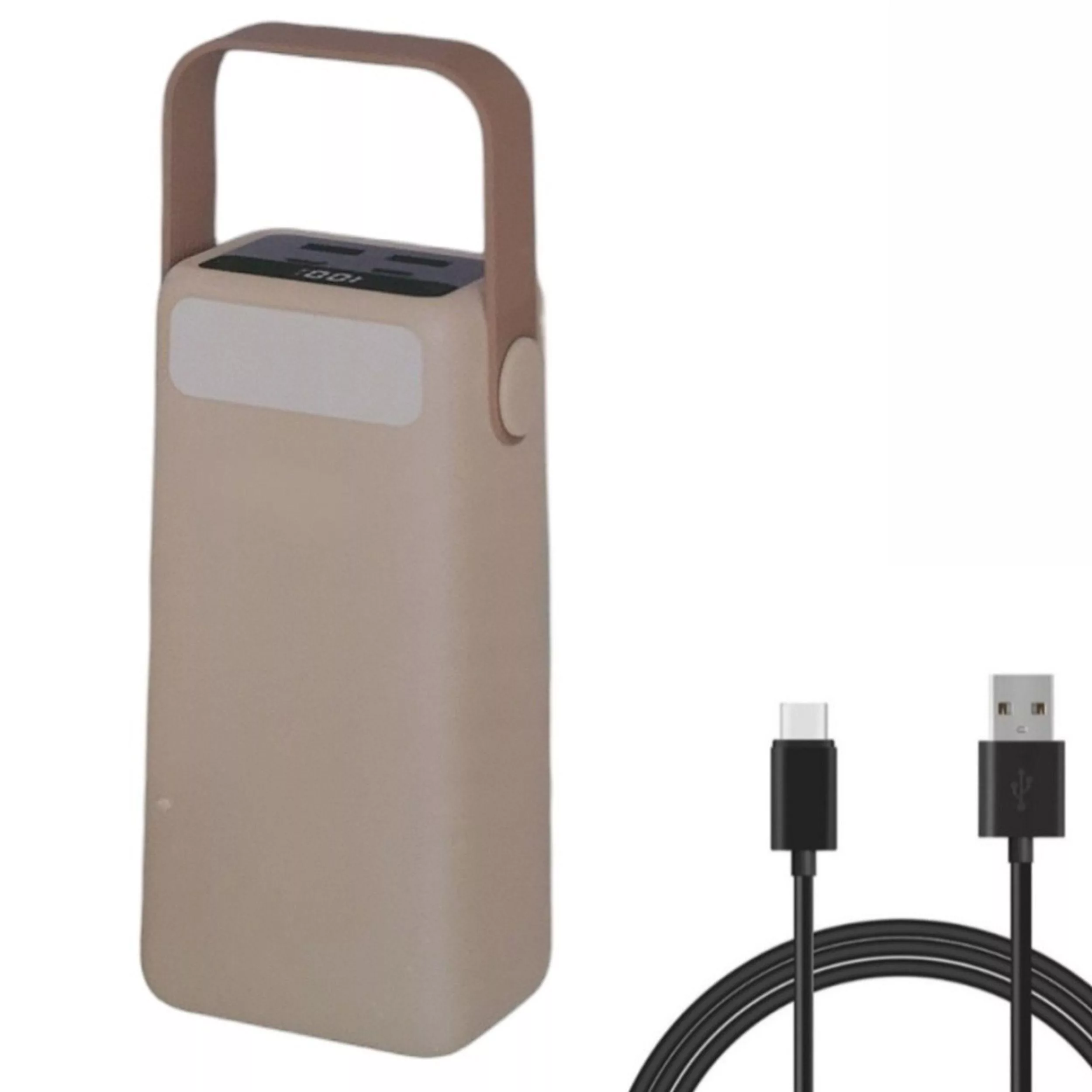 پاوربانک مدل 22.5wظرفیت 40000 میلی آمپر ساعت به همراه کابل تبدیل USB-C