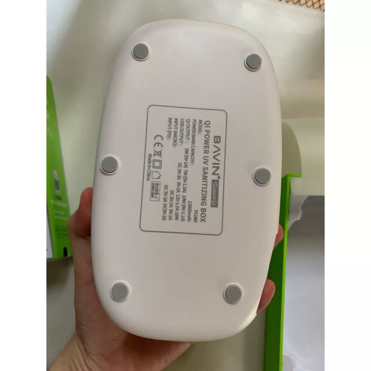 پاوربانک باوین مدل PC080 ظرفیت 12000 میلی آمپر ساعت