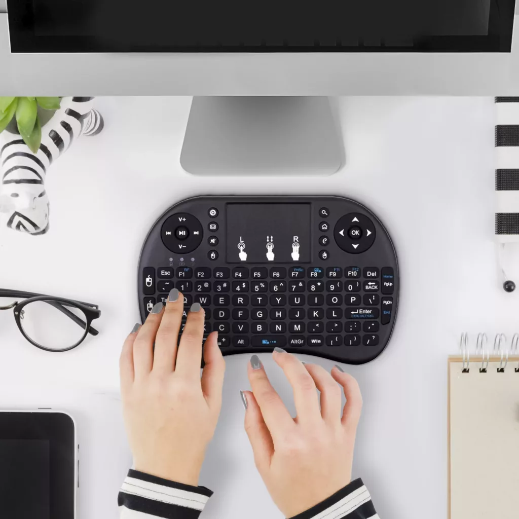 مینی کیبورد بی سیم مدل WIFI 2.4GHz