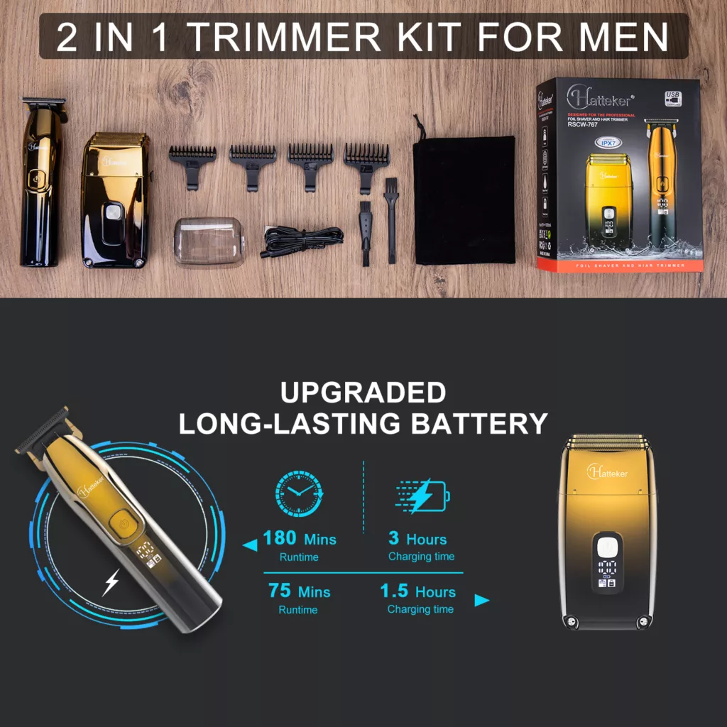 ست ماشین اصلاح موی سر و صورت هاتکر مدل RSCW-767