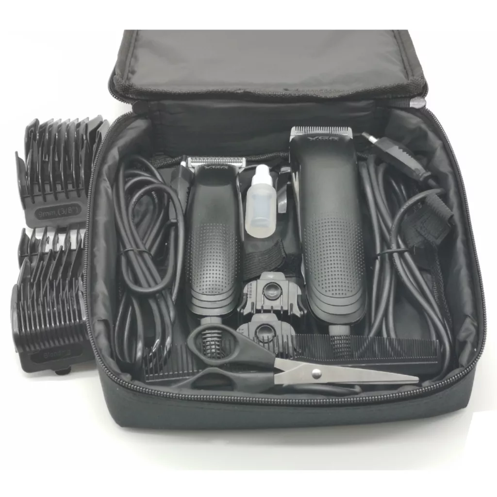 ماشین اصلاح موی سر و صورت وی جی آر مدل V-023 مجموعه 2 عددی