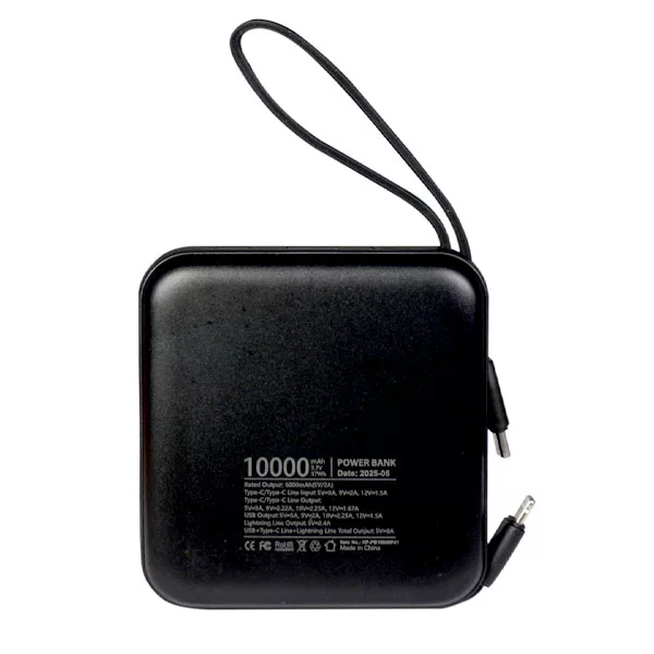 پاوربانک کی نت پلاس مدل KP-PB10000P41 ظرفیت 10000 میلی آمپر ساعت