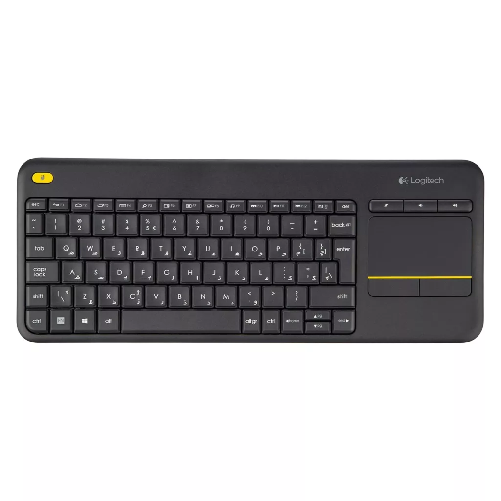 کیبورد بی‌ سیم لاجیتک مدل K400 Plus با حروف فارسی