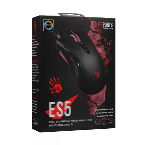 ماوس بلادی مدل Es5 Esport RGB gaming