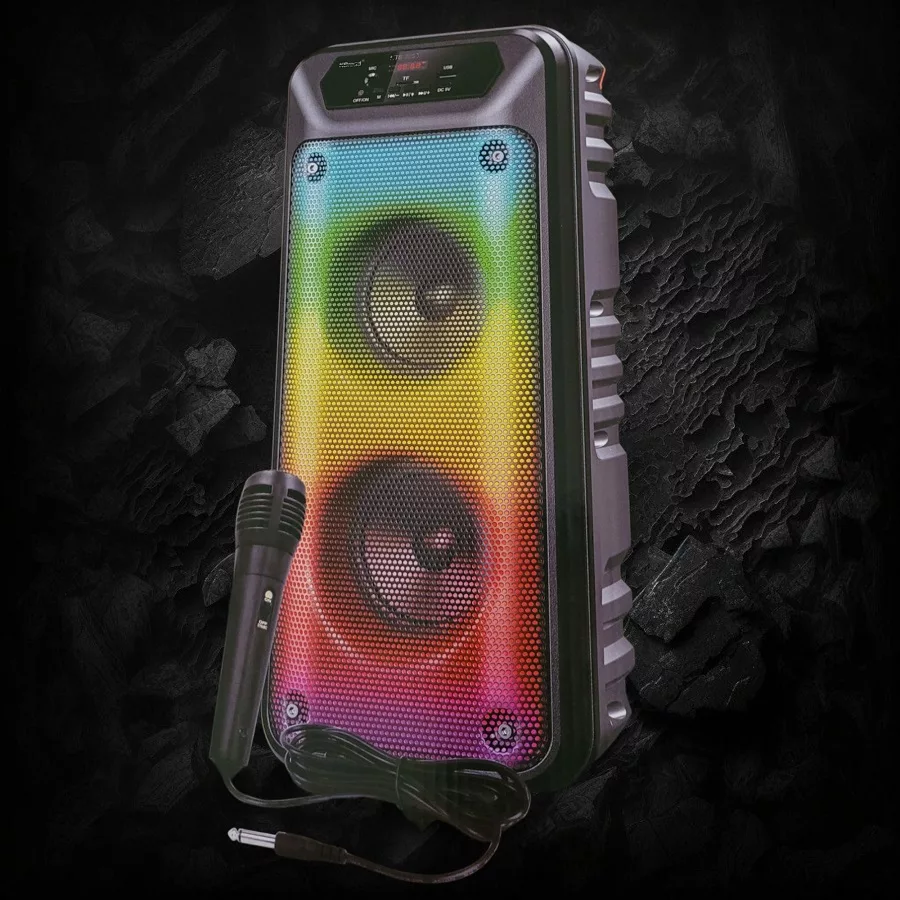 اسپیکر بلوتوثی قابل حمل مدل FLAME LIGHT PORTABLE