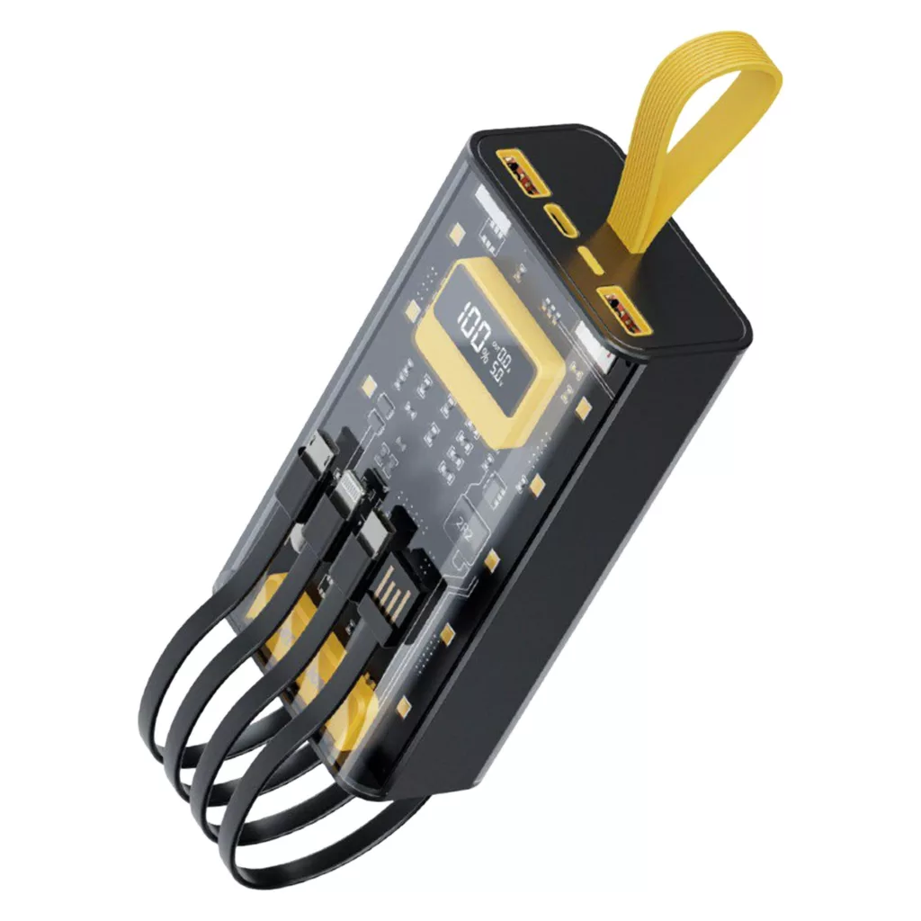 پاوربانک 20 وات گرین لاین مدل Transparent Pro ظرفیت 20000 میلی آمپر ساعت