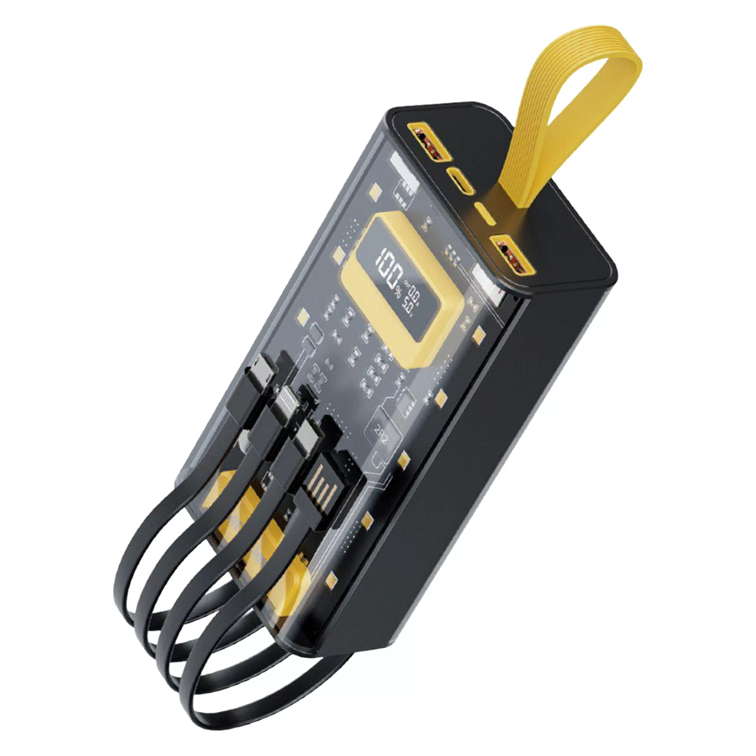 پاوربانک 20 وات گرین لاین مدل Transparent Pro ظرفیت 20000 میلی آمپر ساعت