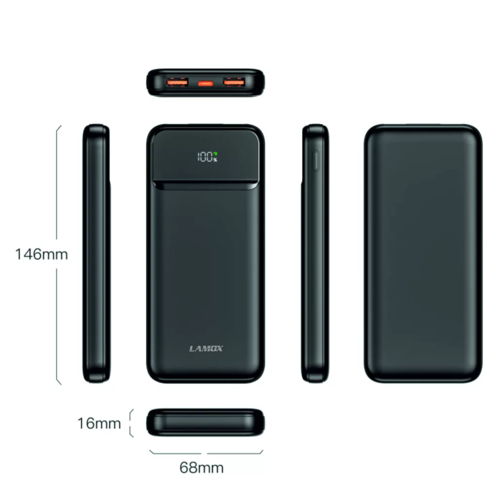 پاوربانک لاموکس مدل AD-P11 ظرفیت 10000 میلی‌آمپرساعت