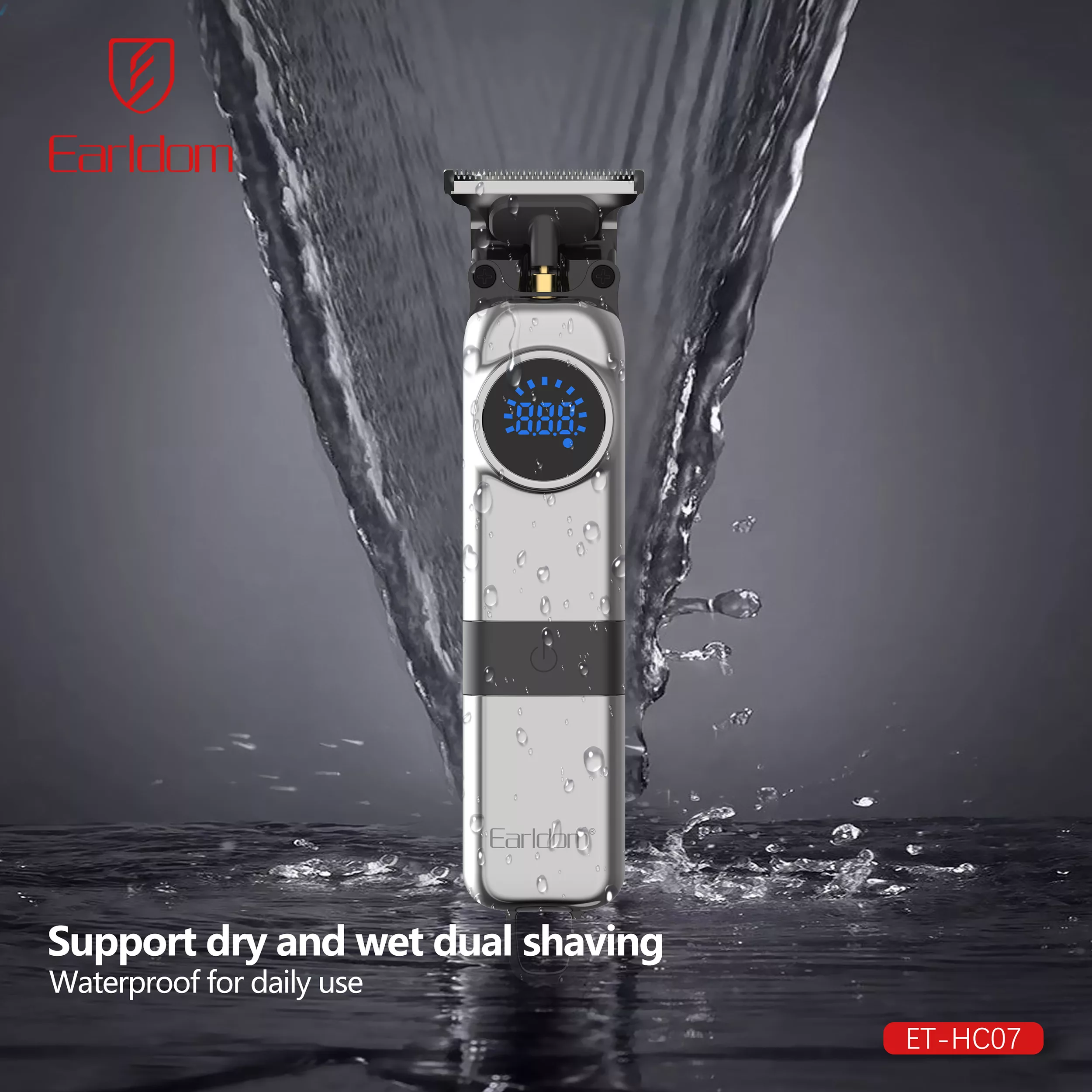 ماشین اصلاح موی سر و صورت شارژی ارلدام مدل HC07