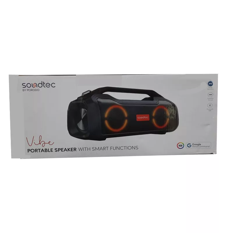 اسپیکر بلوتوثی قابل حمل پرودو مدل soundtec PD-STVBPSPK-BK