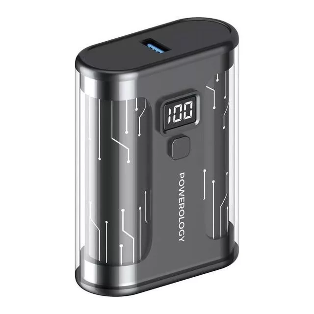 پاوربانک پاورلوژی مدل PPBCHA24 ظرفیت 10000 میلی آمپر ساعت