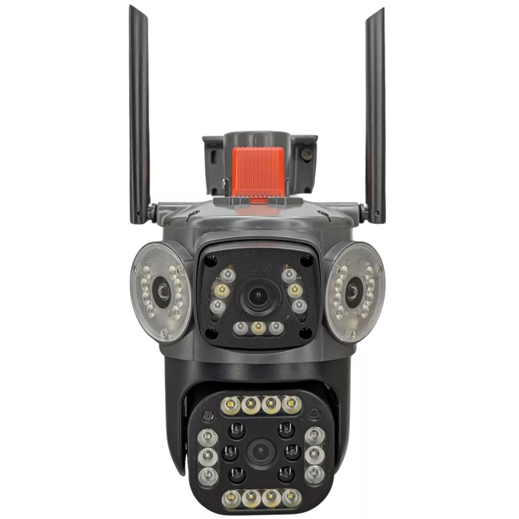 دوربین مداربسته تحت شبکه مدل چرخشی 3تصویر2لنز سیمکارتی