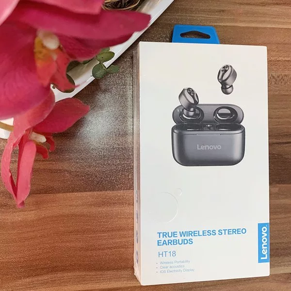 هدست مخصوص بازی بلوتوثی لنوو مدل NAS HEADPHONE HT18 TRUE WIRLESS