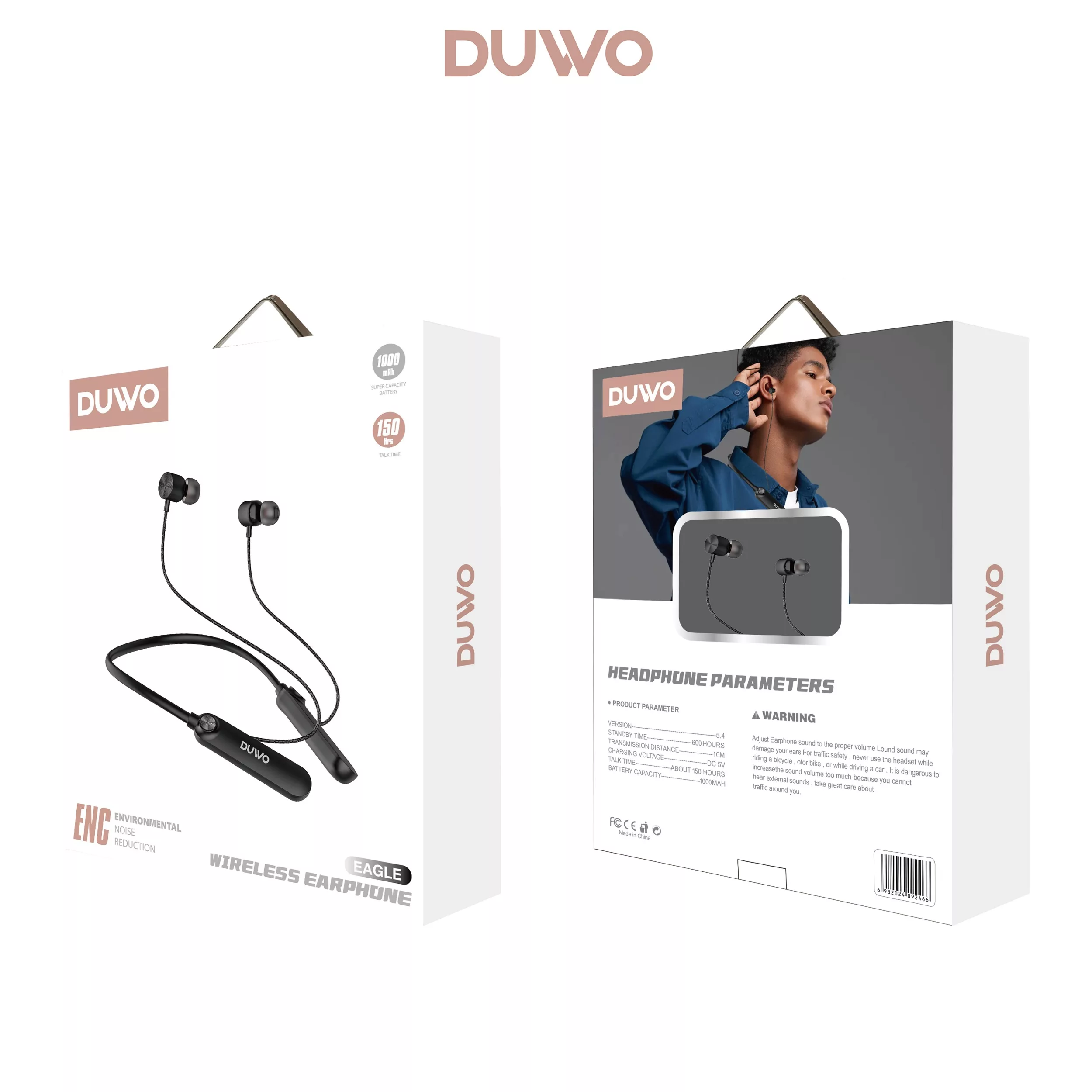 هدفون بلوتوثی داوو مدل EAGLE