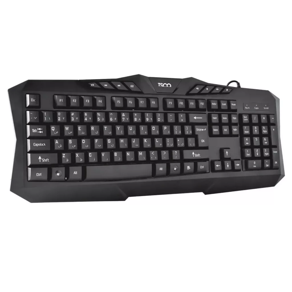 کیبورد تسکو مدل TK 8020N، سوییچ ممبران، Full-Size