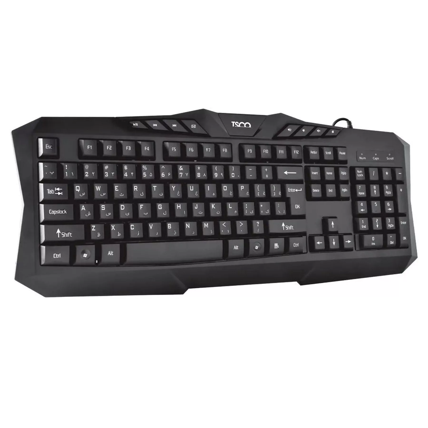 کیبورد تسکو مدل TK 8020N، سوییچ ممبران، Full-Size