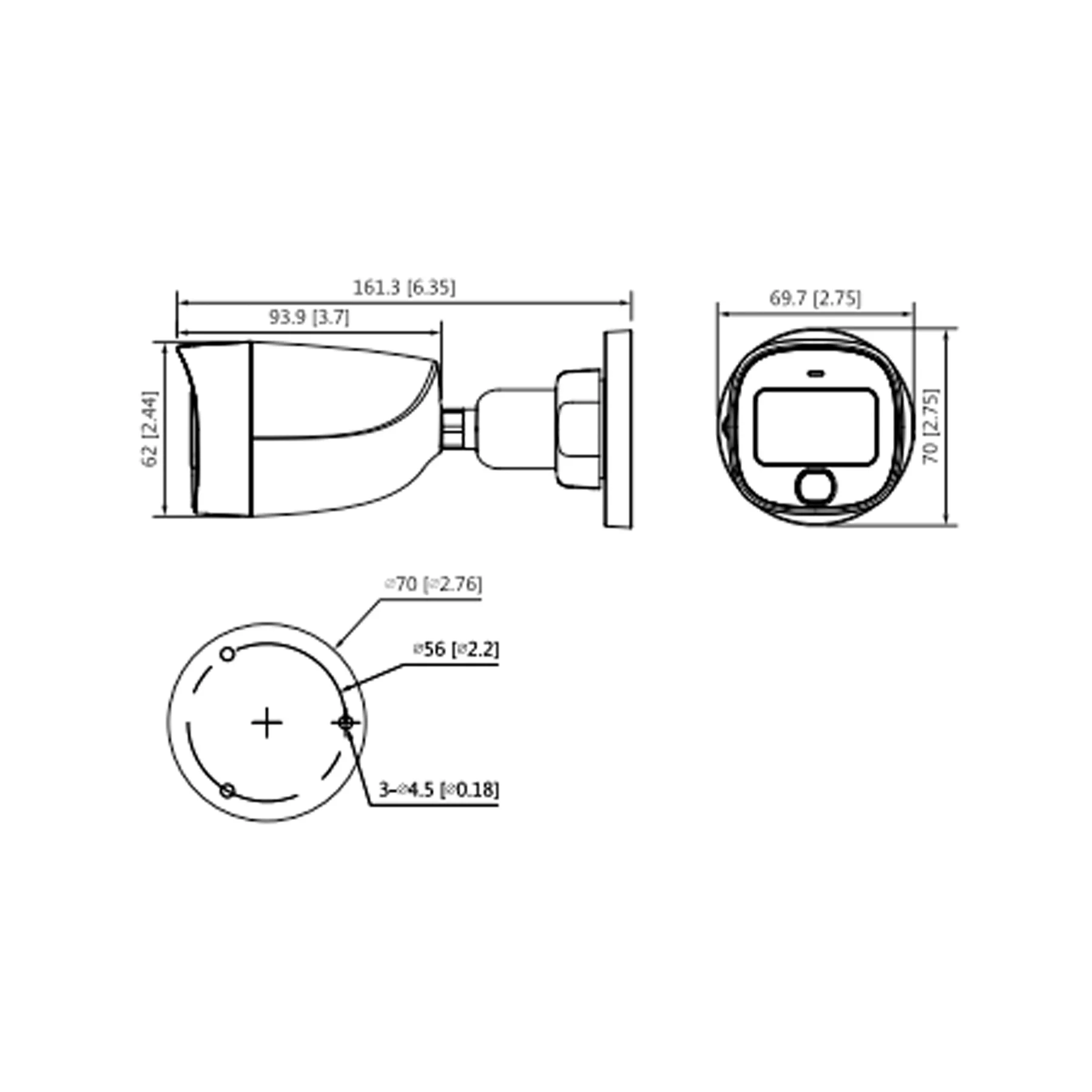 دوربین مداربسته آنالوگ داهوا مدل DH-HAC-HFW1209CP-LED
