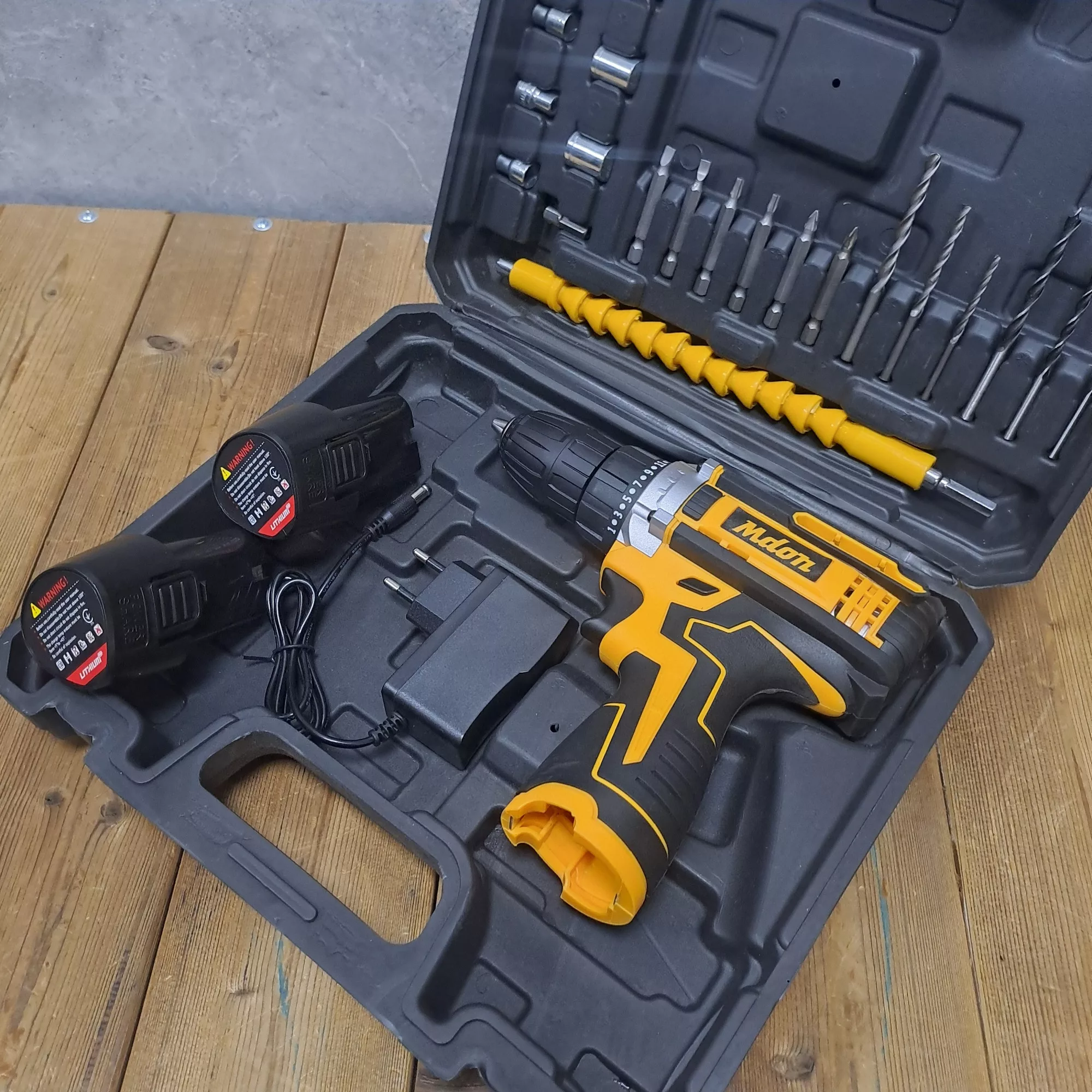 مجموعه 28 عددی دریل پیچ گوشتی شارژی مدون مدل کد 03