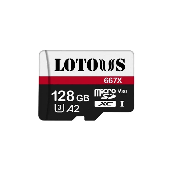 کارت حافظه micro SD XC لوتوس مدل A2 استاندارد UHS-I سرعت 667X ظرفیت 128 گیگابایت
