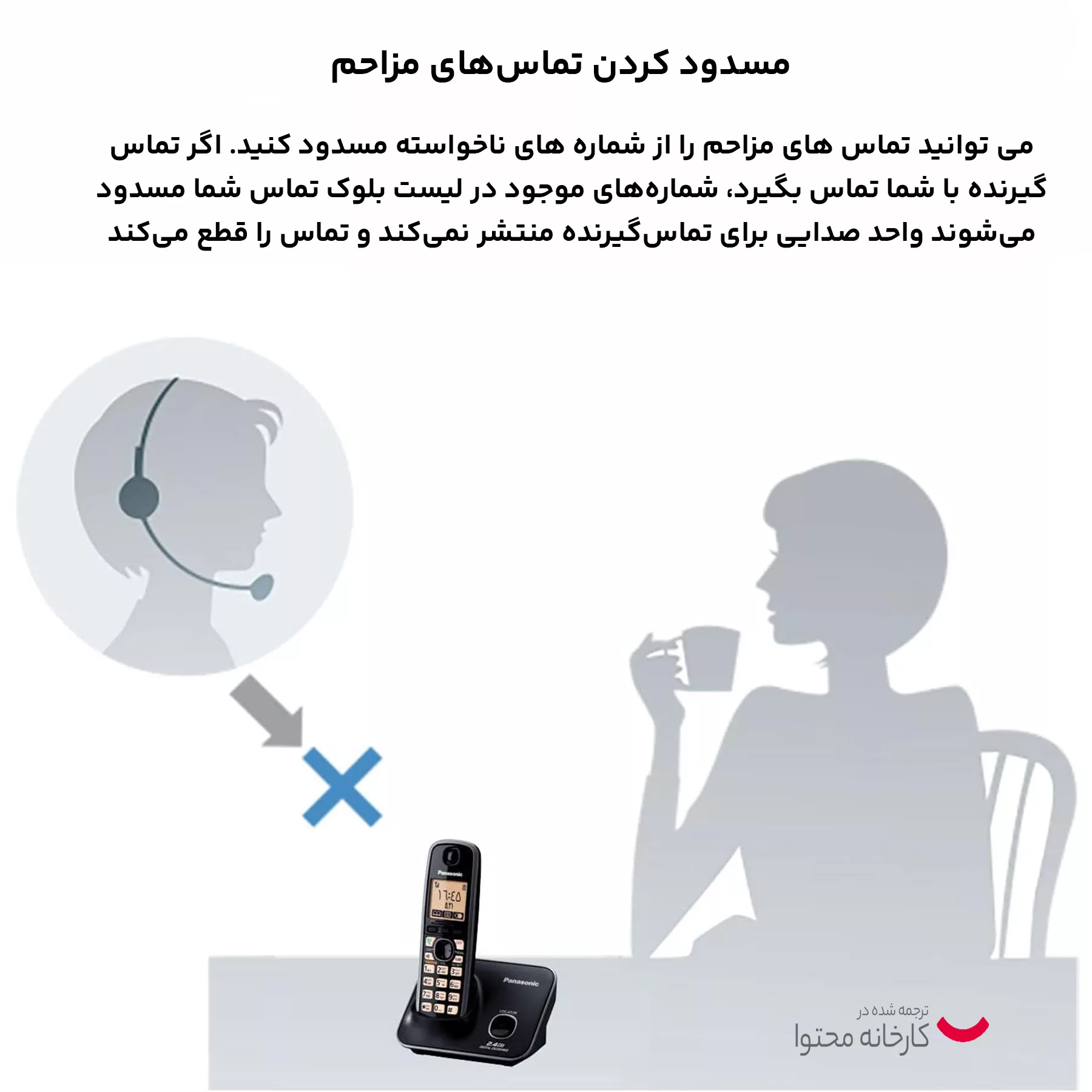 تلفن پاناسونیک مدل KX-TG6721