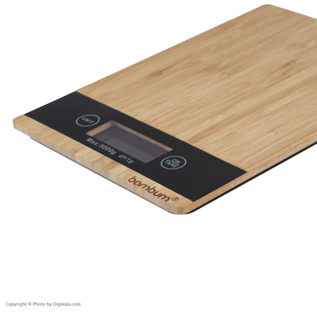 ترازوی آشپزخانه بامبوم مدل flippo
