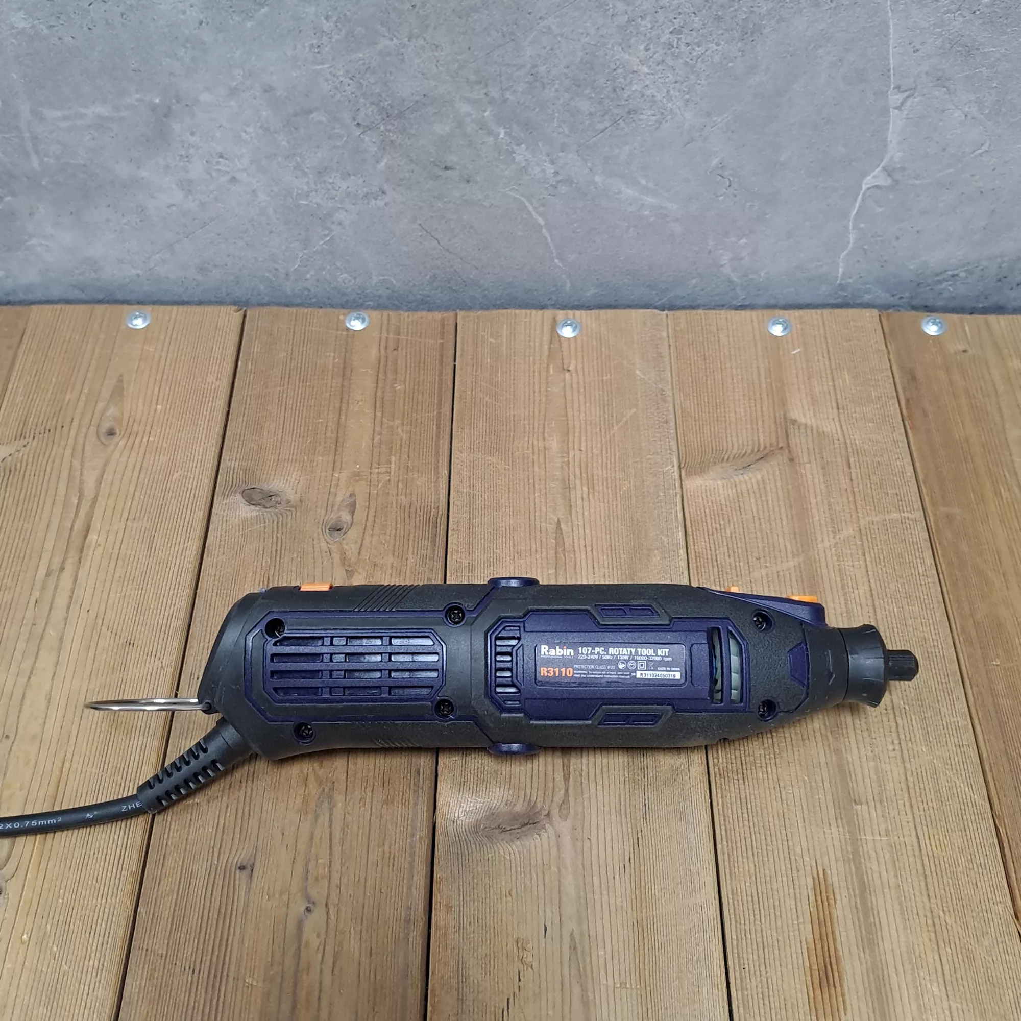 فرز انگشتی دیمردار 3.2 میلیمتری 130 وات رابین مدل 3110_130W مجموعه 110 عددی