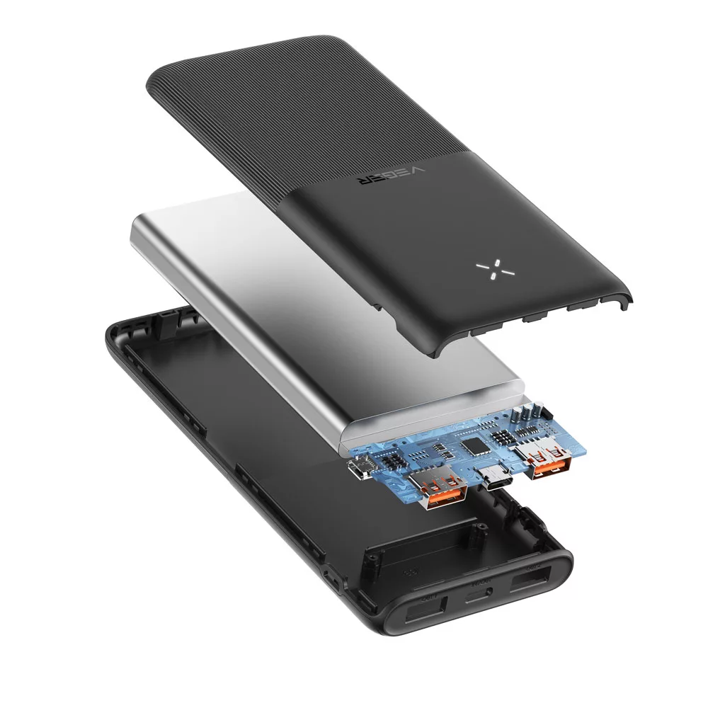 پاوربانک وگر مدل W1168 ظرفیت 10000 میلی آمپر ساعت