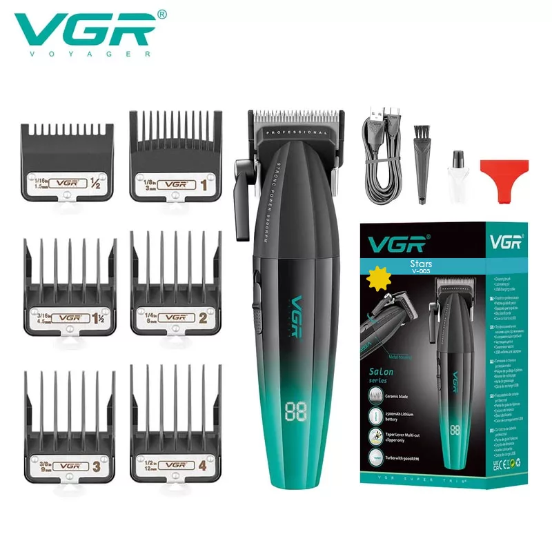 ماشین اصلاح موی سر و صورت شارژی وی جی ار مدل V-003(Stars)