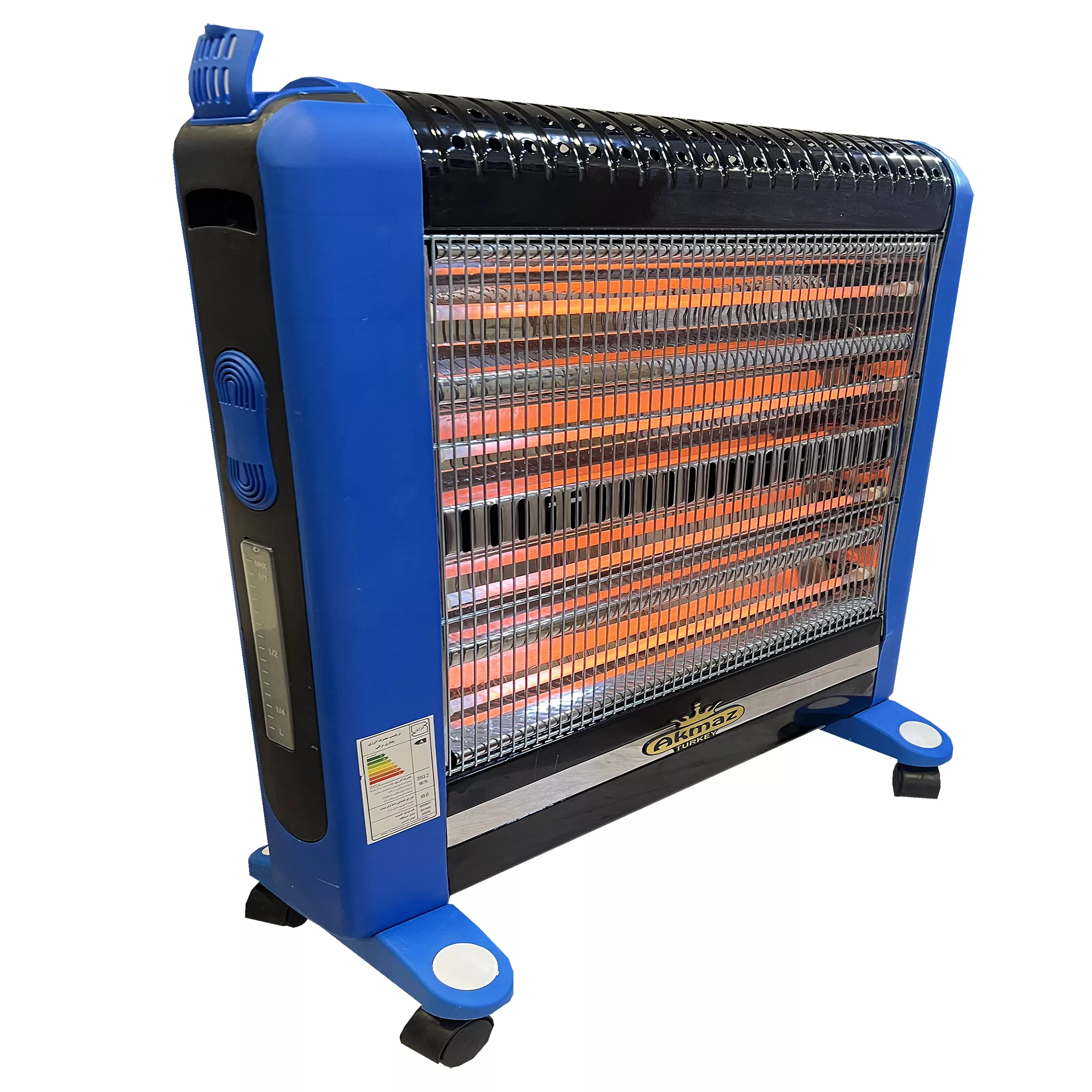 بخاری برقی آکماز مدل فن دار بخارساز