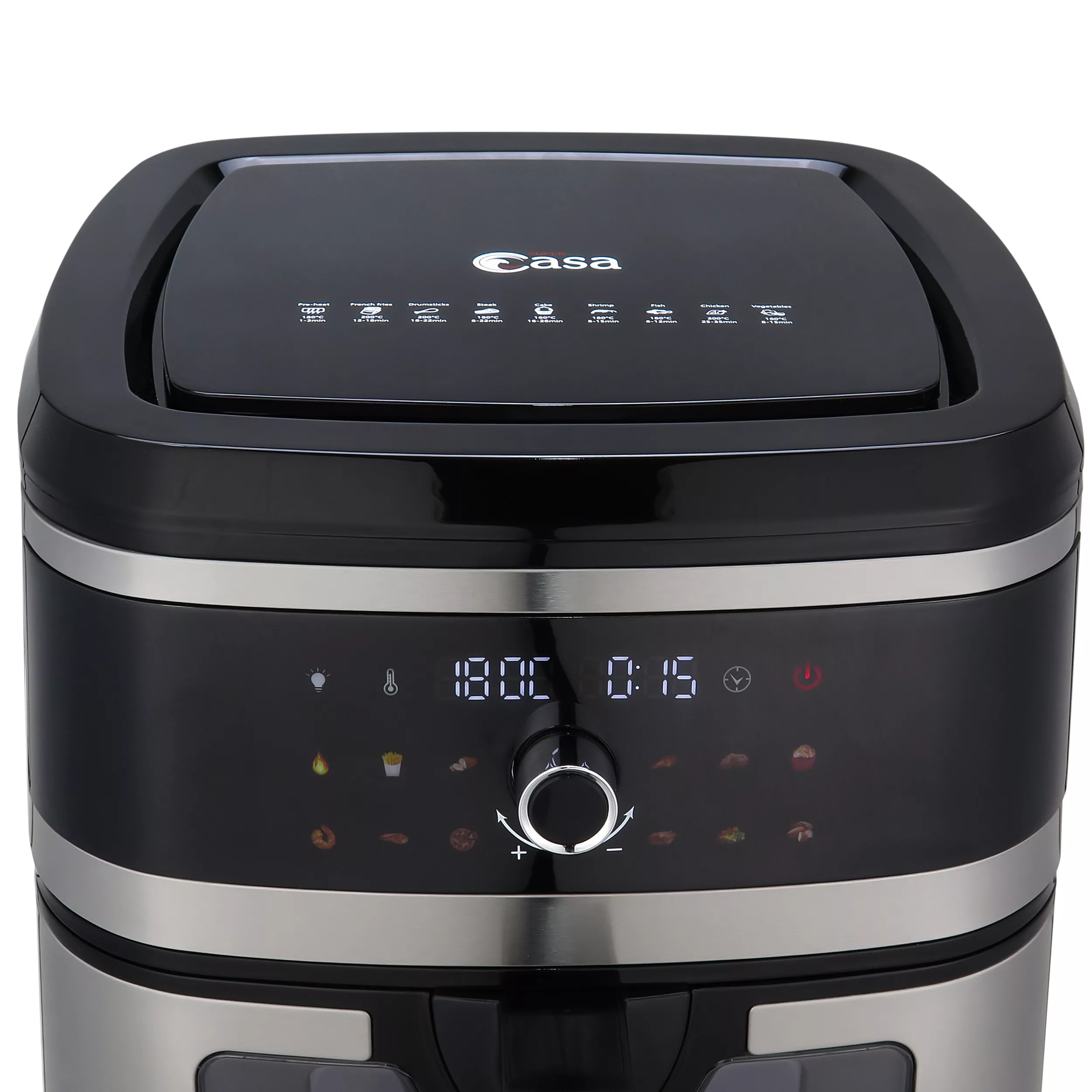 سرخ کن بدون روغن سوپر کاسا مدل دو المنته CA-117