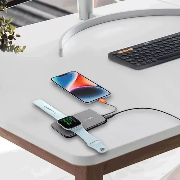 پاور بانک پرودو مدل Slim Watch Charger ظرفیت 5000 میلی آمپر ساعت